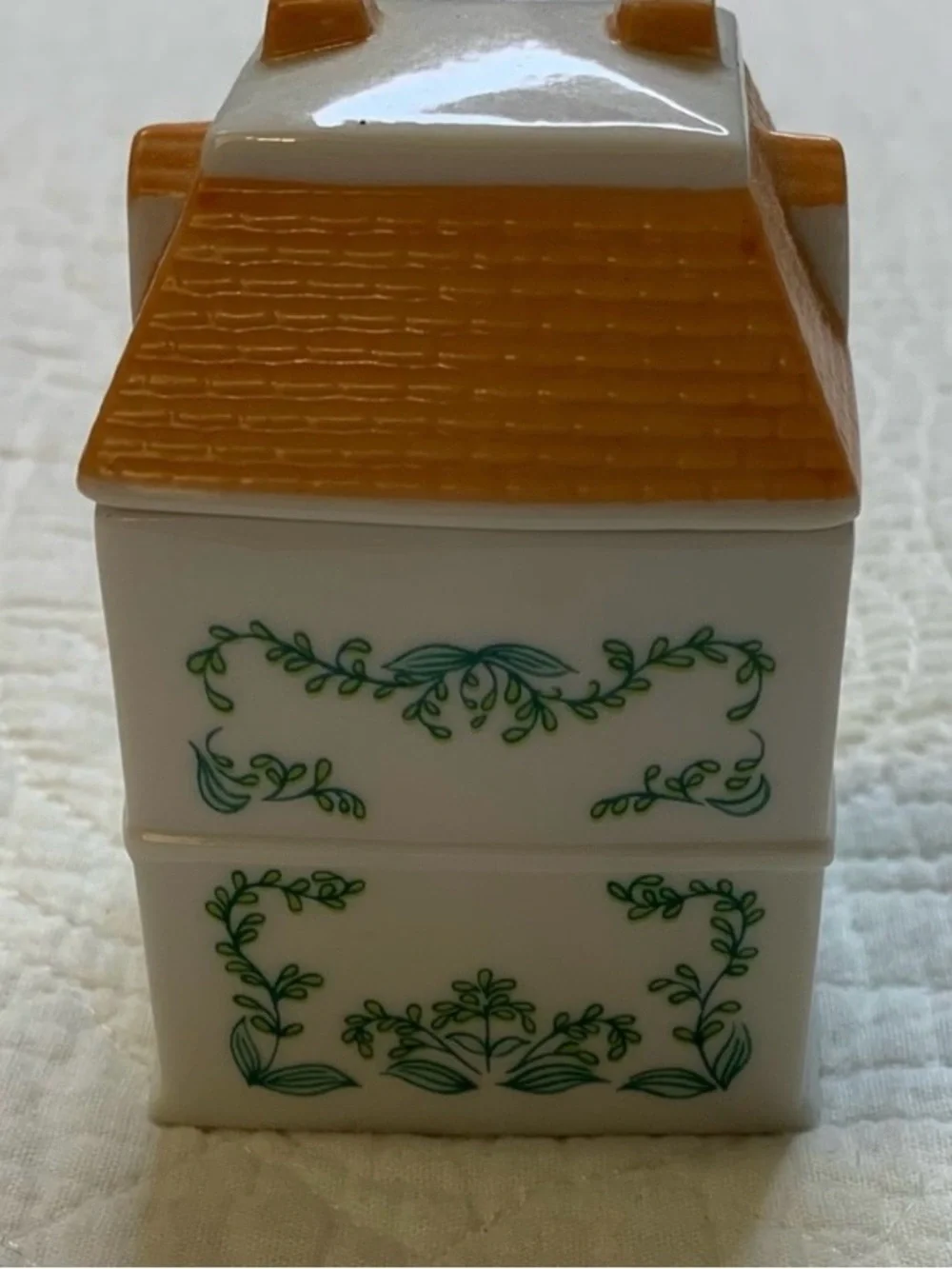 Lenox Vintage 1989 Collectible Cinnamon Porcelain Spice Jar House Replacement